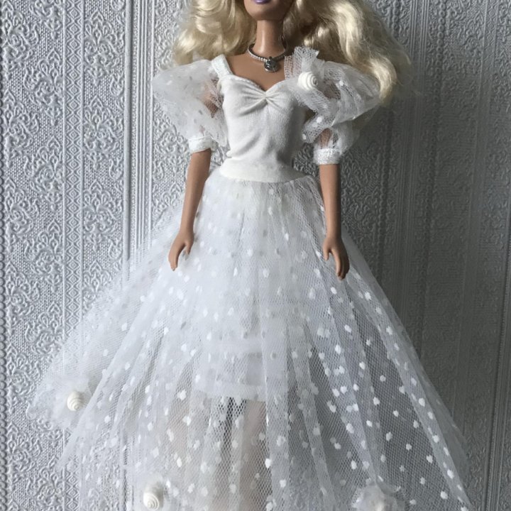 Свадебное платье для Barbie 90х