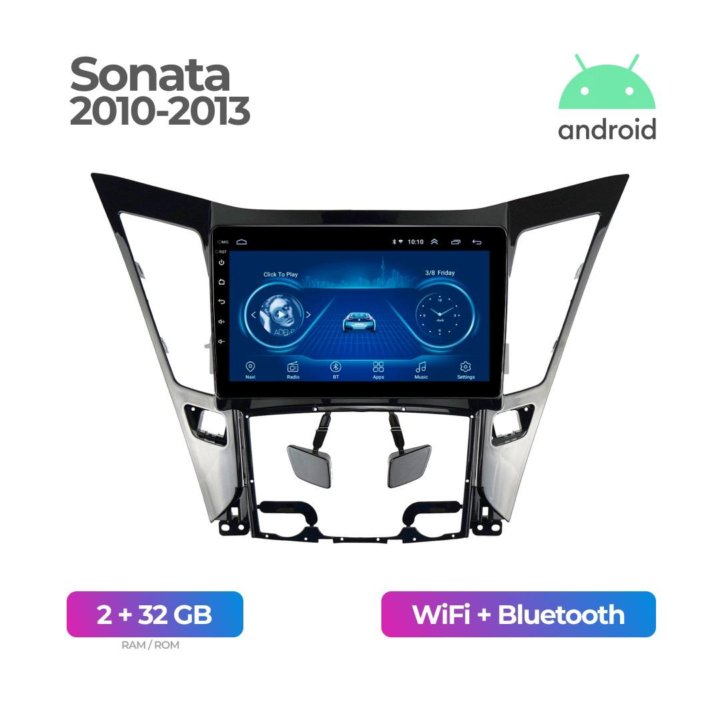 Android магнитола на Hyundai Sonata 2010-2013