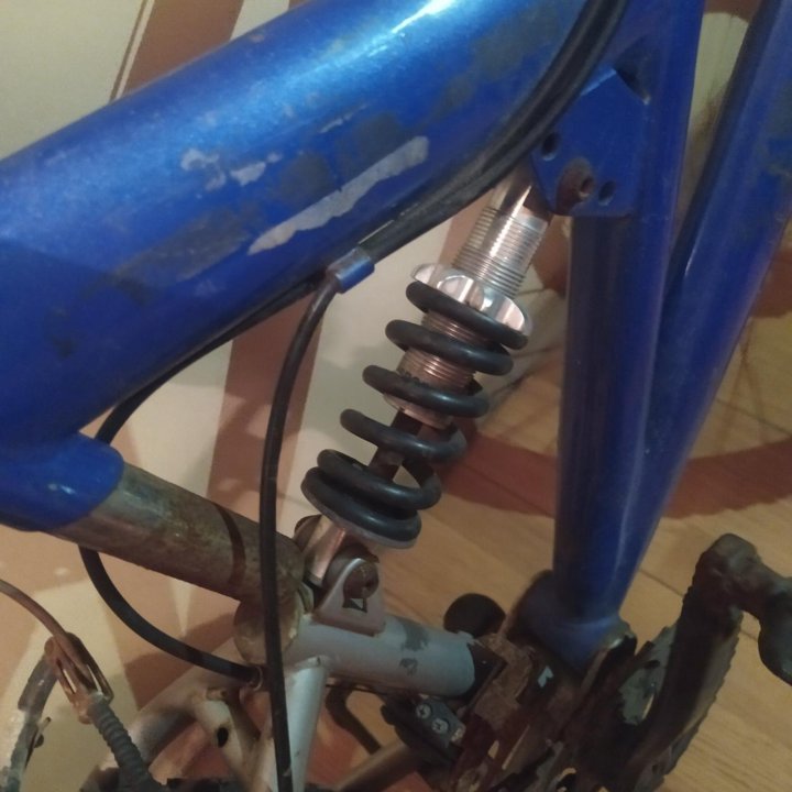 Велосипед двухподвес на запчасти или восстановлени