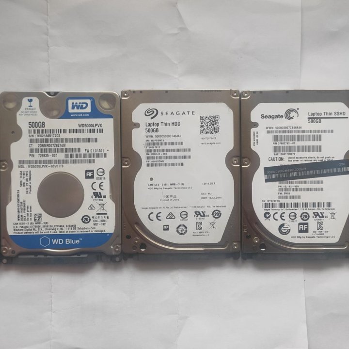 Жесткие диски HDD 2.5 для ноутбука 500Gb 640Gb