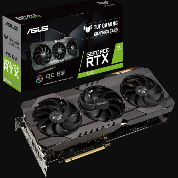 видеокарты ASUS TUF-RTX 3060TI 8 ГБ