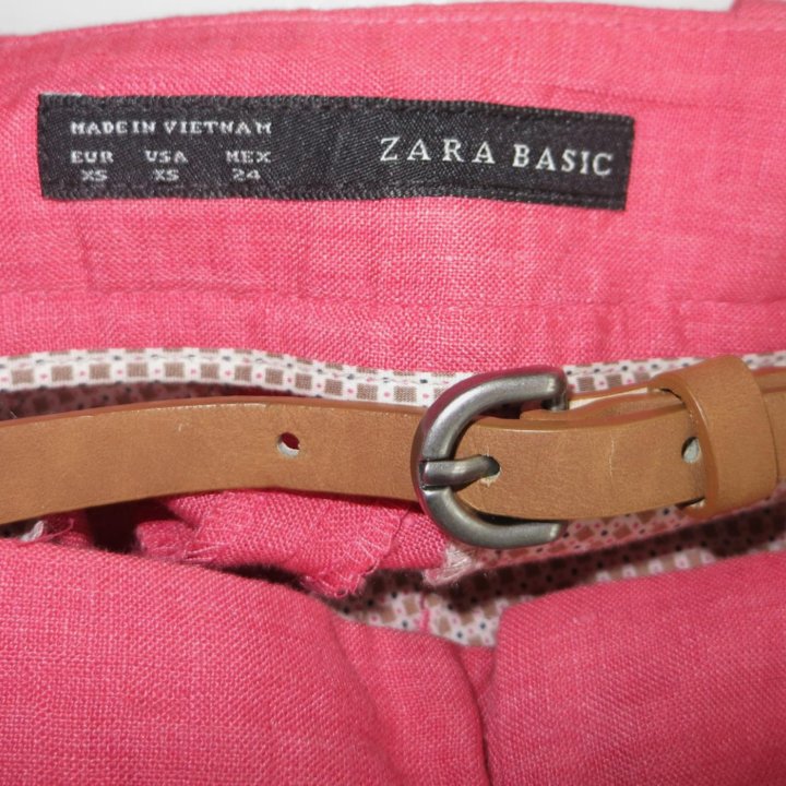 Zara 2 пары льняных брюк, оригинал