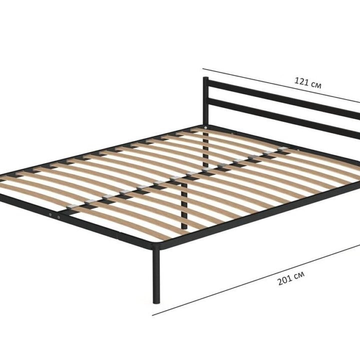 Кровать металлическая 120х200 см