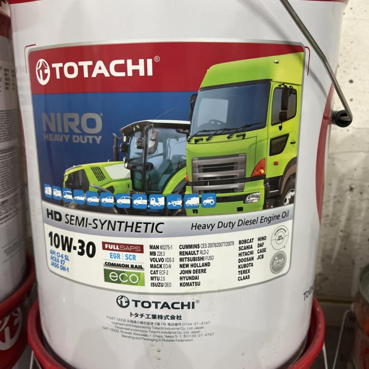 Totachi Niro HD 10W30 19л п/синт