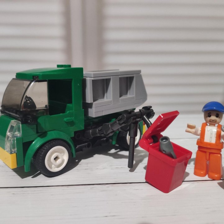 Lego city мусоровоз аналог