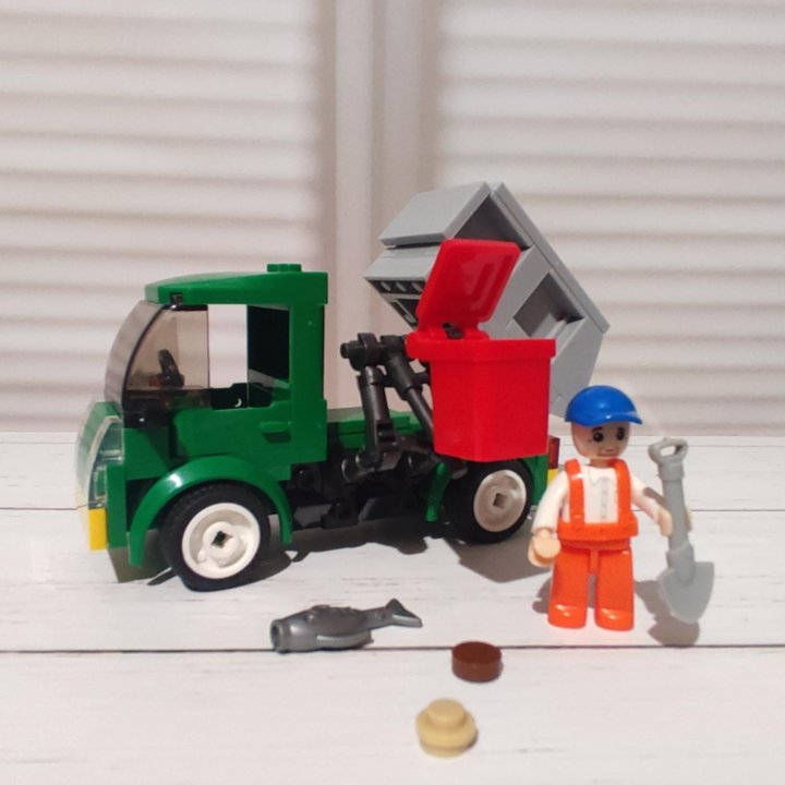 Lego city мусоровоз аналог