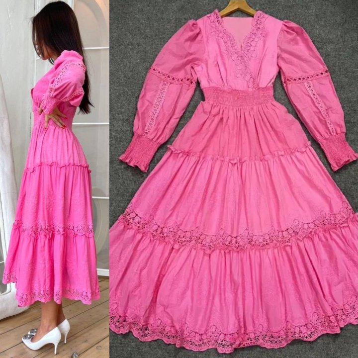 Zimmermann платье в расцветке Барби