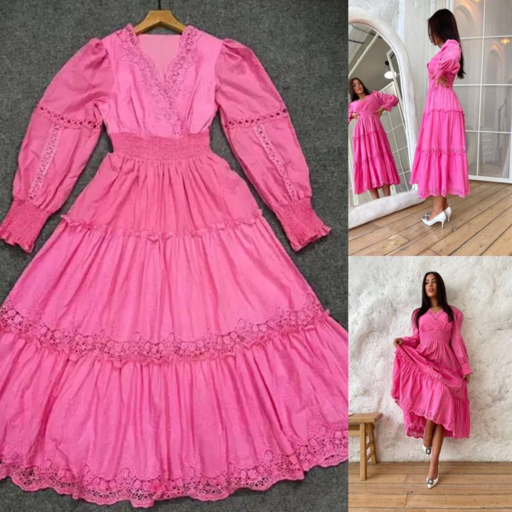 Zimmermann платье в расцветке Барби