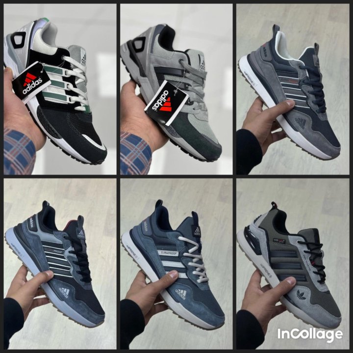 Кроссовки новые adidas/замша/р.с 40 по 45