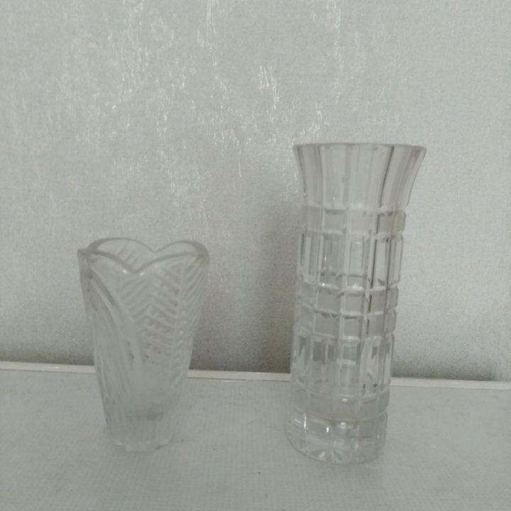 Ваза хрусталь