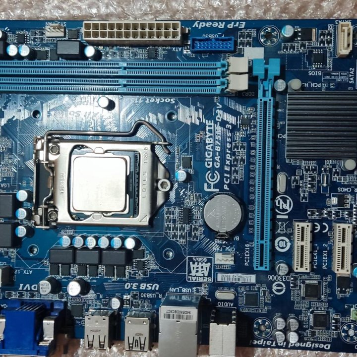 Gigabyte ga-b75m-d2v, intel core i5-3470