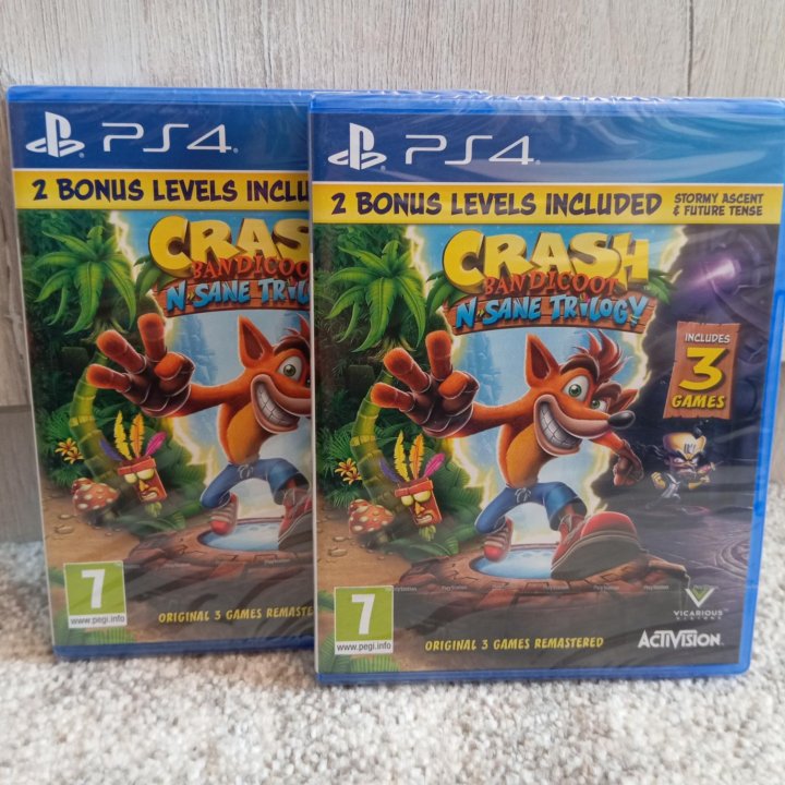 Crash Bandicoot N Sane Trilogy PS4/PS5 Новый диск