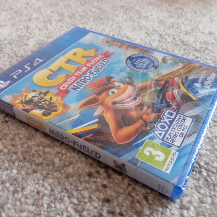 Crash Team Racing Nitro Fueled PS4/PS5 Новый диск