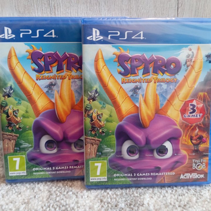 Spyro Trilogia PS4/PS5 (новый диск)