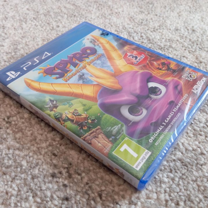 Spyro Trilogia PS4/PS5 (новый диск)