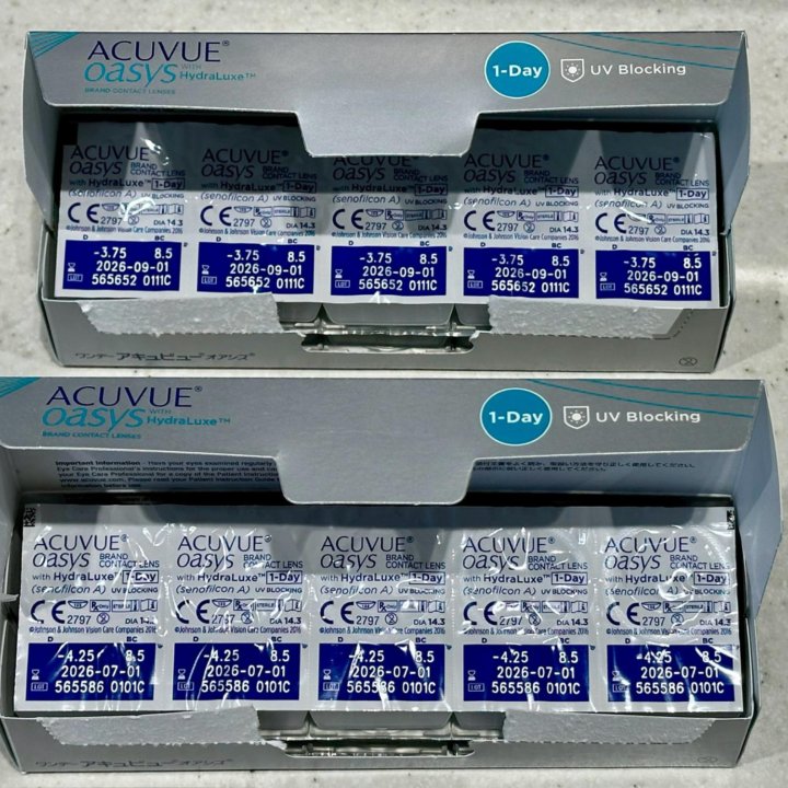 Линзы Acuvue Oasys -4.25 однодневные