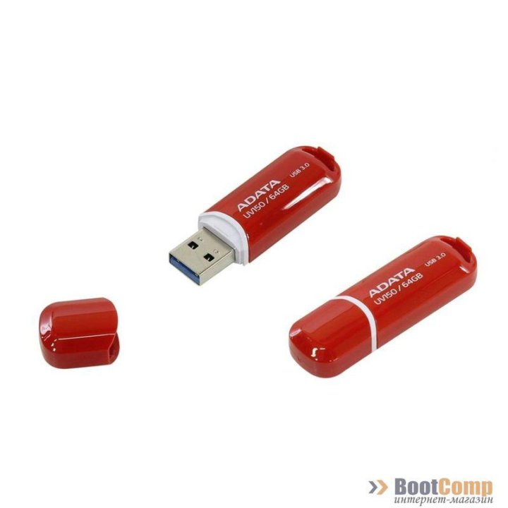 USB 3.2 ADATA 64GB AUV150-64G-RRD RED