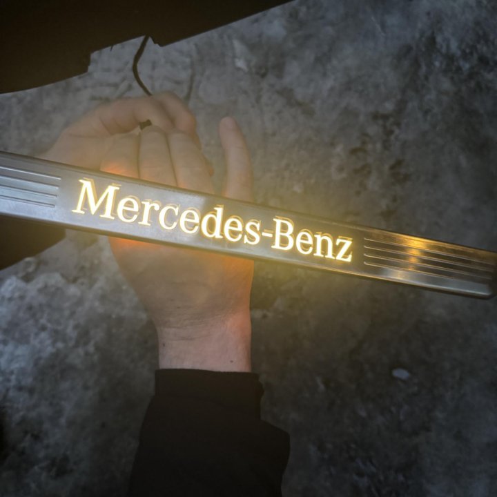 Накладка на порог Mercedes ML-Class W166