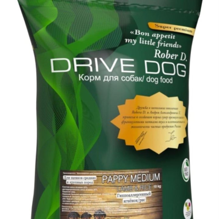 Корм для собак Drive Dog