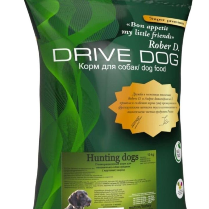 Корм для собак Drive Dog