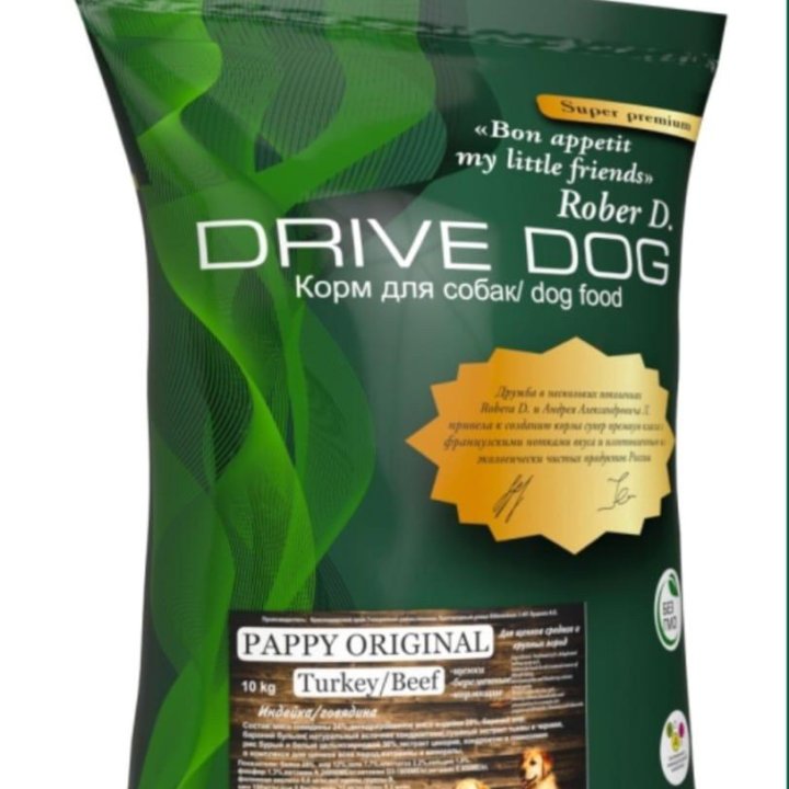 Корм для собак Drive Dog