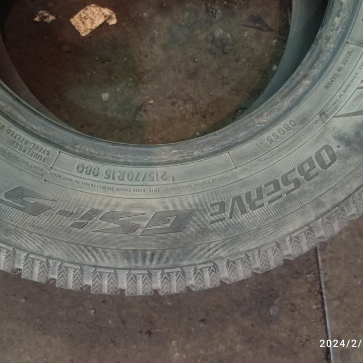 Toyo 215/70 R15 не шипованные