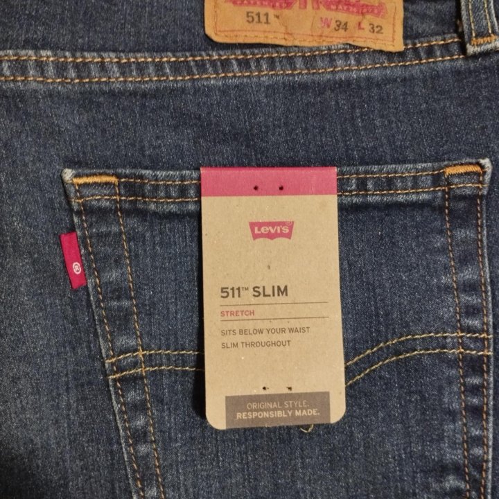 Джинсы Levi's 511 48-50рр