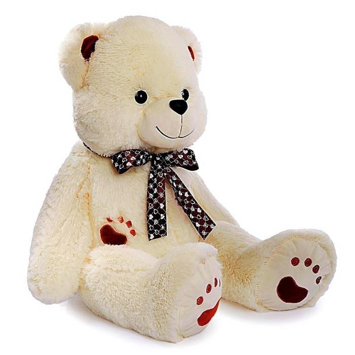 Мягкая игрушка «Медведь Френк», 90 см, цвет моло