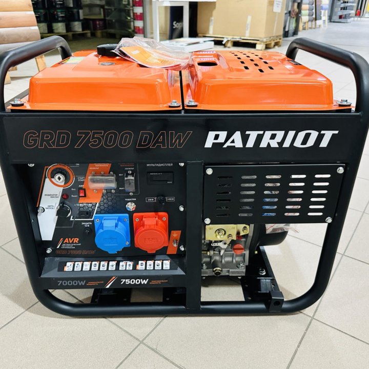 Генератор дизельный patriot GRD 7500DAW