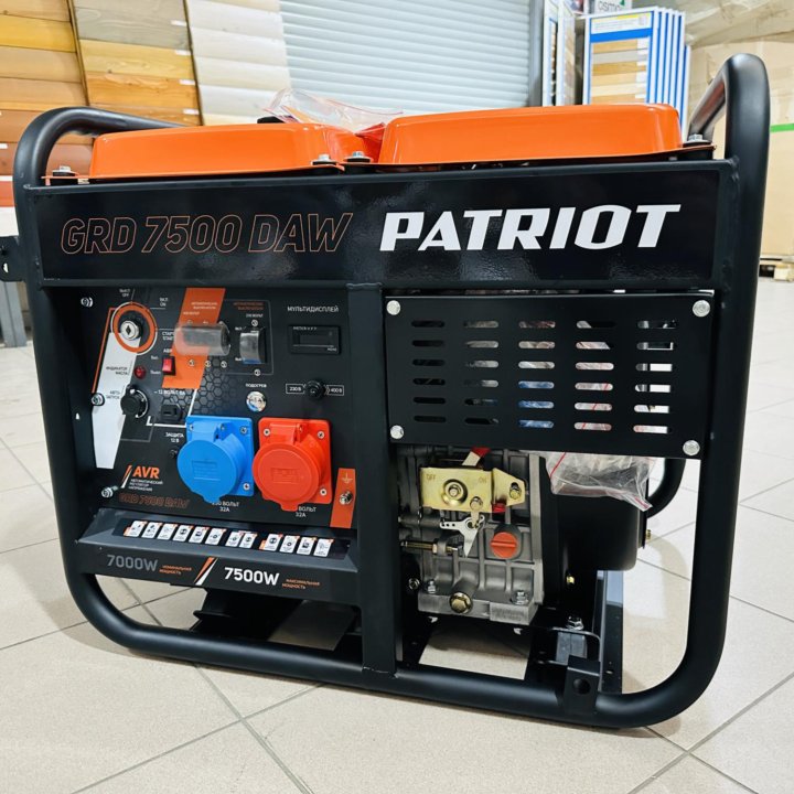 Генератор дизельный patriot GRD 7500DAW