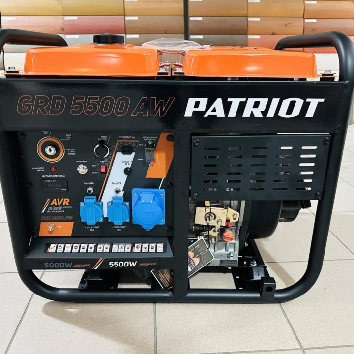 Генератор дизельный patriot GRD 5500AW