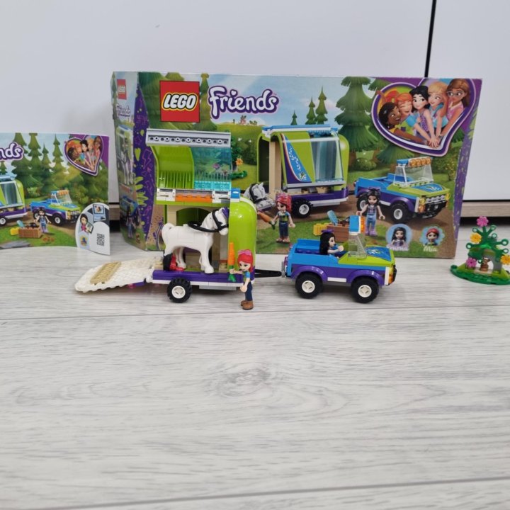 Lego Friends трейлер для лошадки