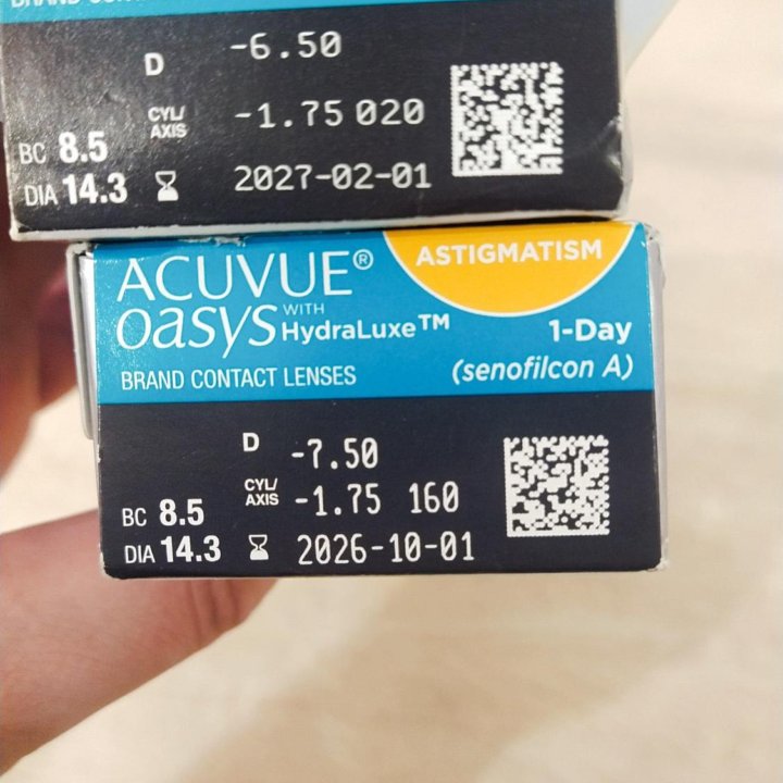 Продам линзы Acuvue Oasys HydraLuxe