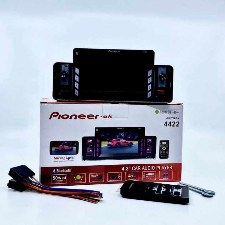 Магнитола pioneer 1din с экраном на любое авто