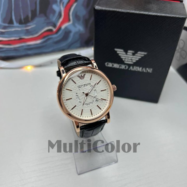 Часы Armani Meccanico Новые