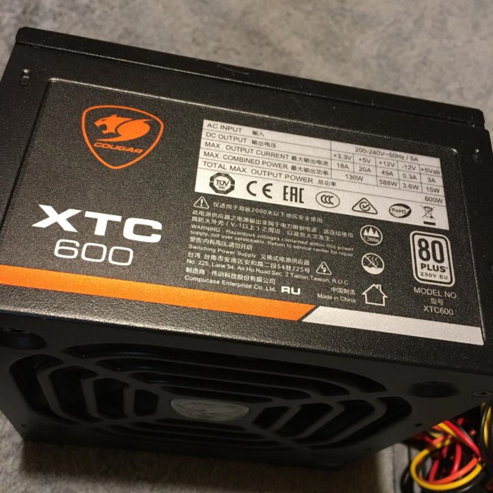 Новый Блок питания для ПК. Gougar XTC 600w