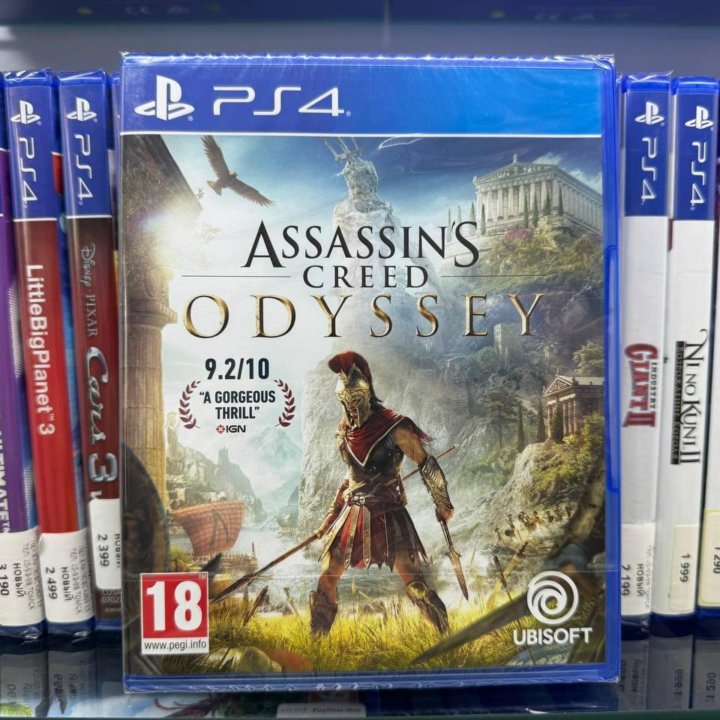 Assasin Creed: Odyssey (PS4, Новый, русские суб)