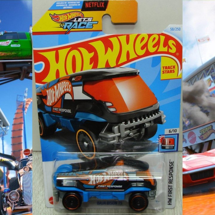 Hot Wheels Baja Bison T5 HW First Response 6/10