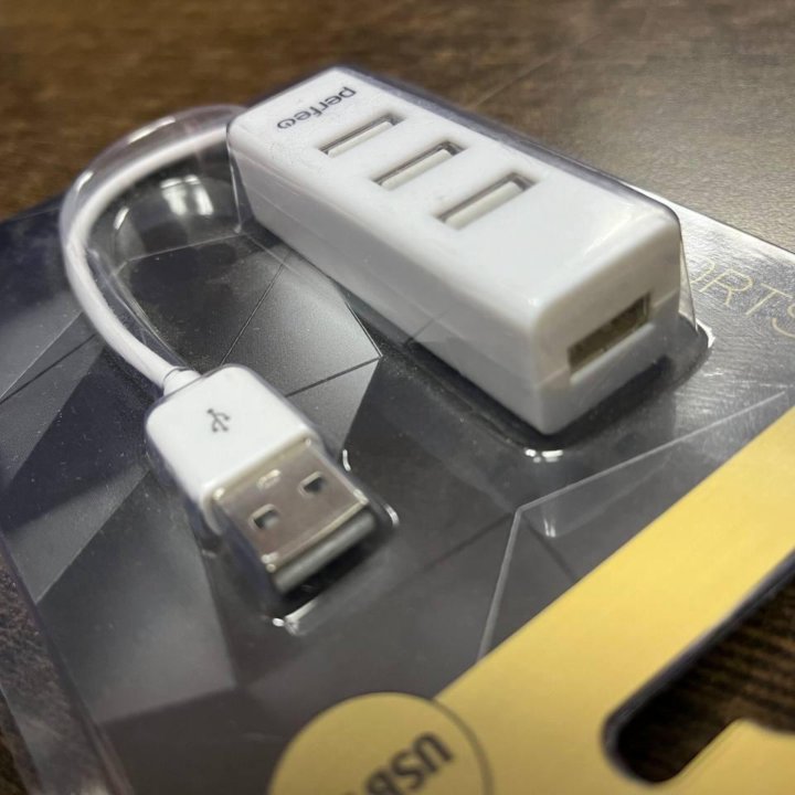 USB Hub 2.0 разветвитель на 4 порта ЮСБ Хаб Новый