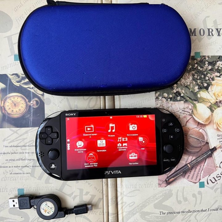 Sony PS Vita Slim, 16Gb, очень много игр