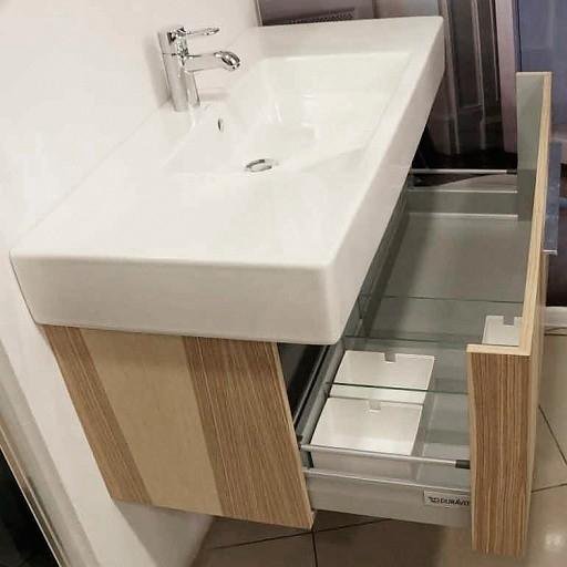 Подвесная тумба с раковиной Duravit