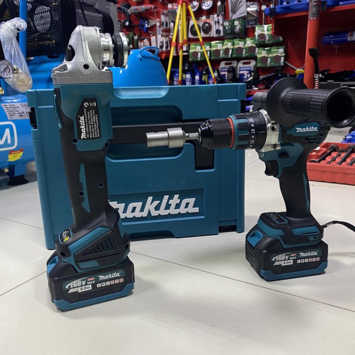 Ушм + ледобур Makita