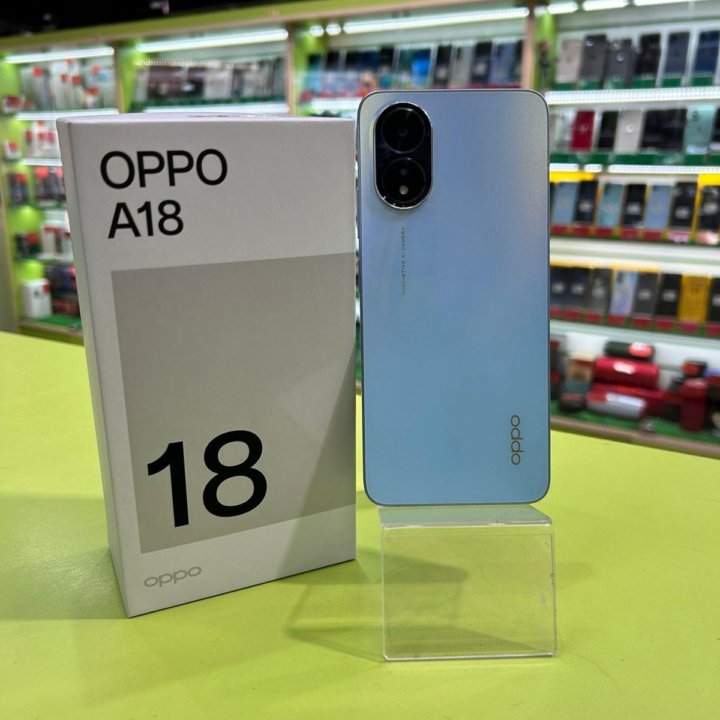 OPPO A18 4/128Gb 8Мпикс 5000mAh No NFC 6.56