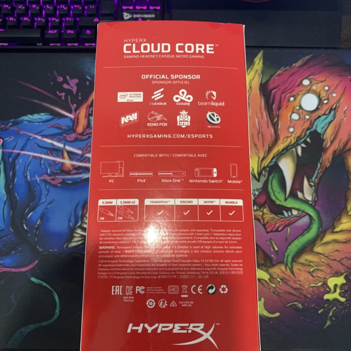 Наушники HYPERX CLOUD CORE