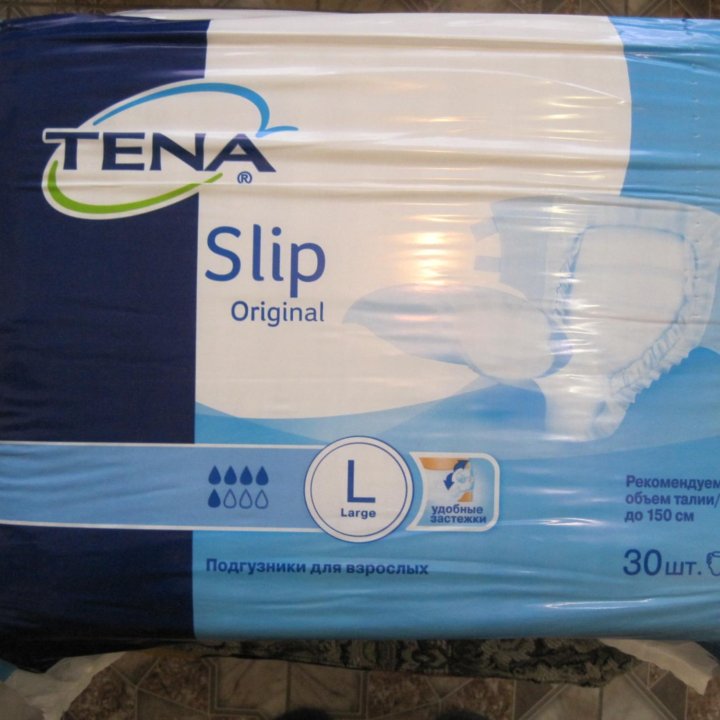 Подгузники для взрослых Tena slip original L