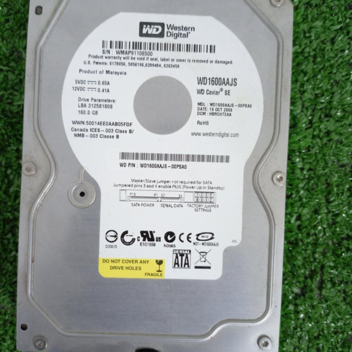 Western Digital жесткий диск 160GB