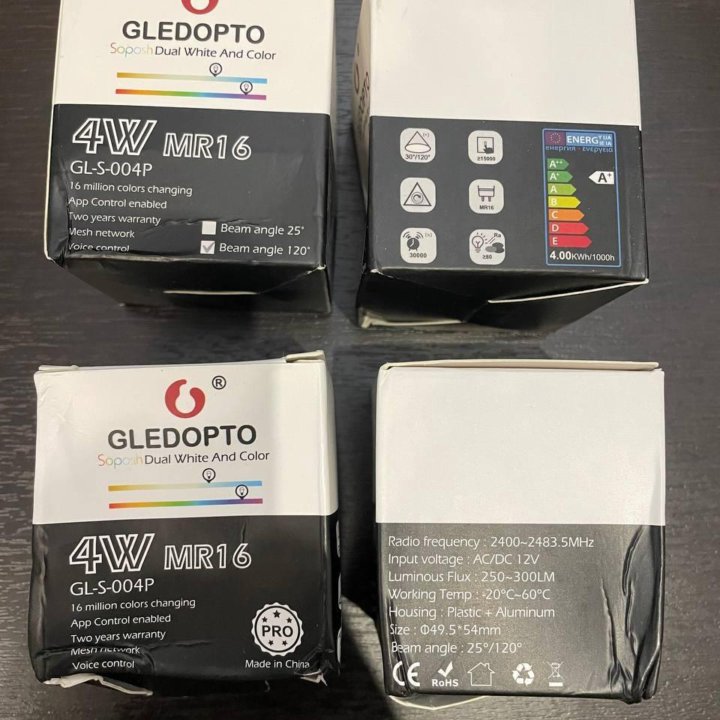 Умная лампочка GLEDOPTO ZigBee MR16