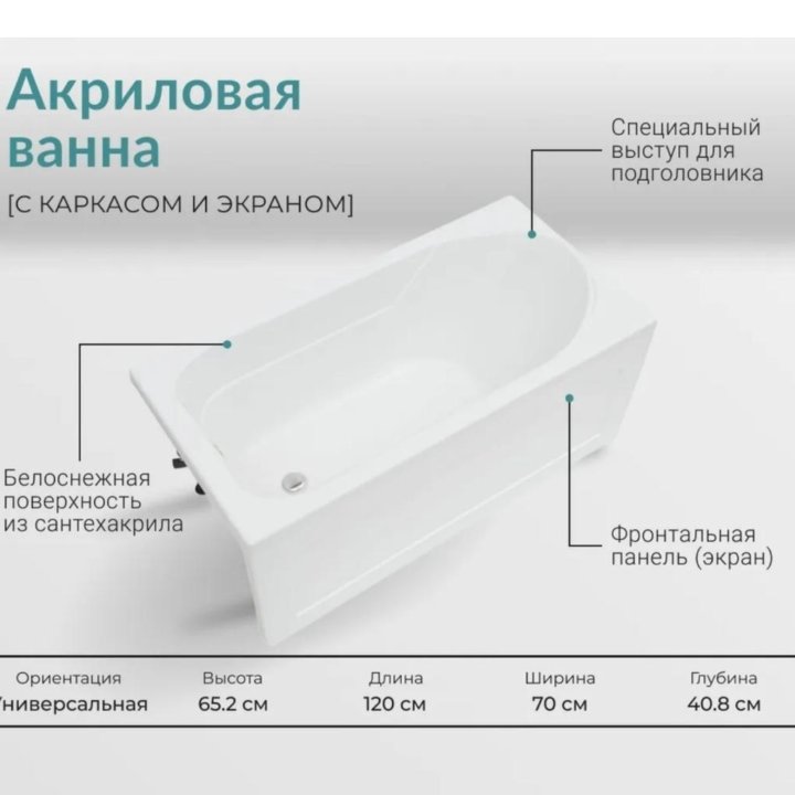 Акриловая ванна