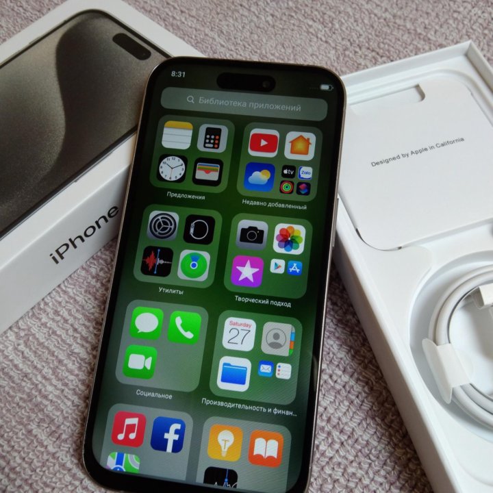 Apple iPhone 15 Pro Титан Реплика