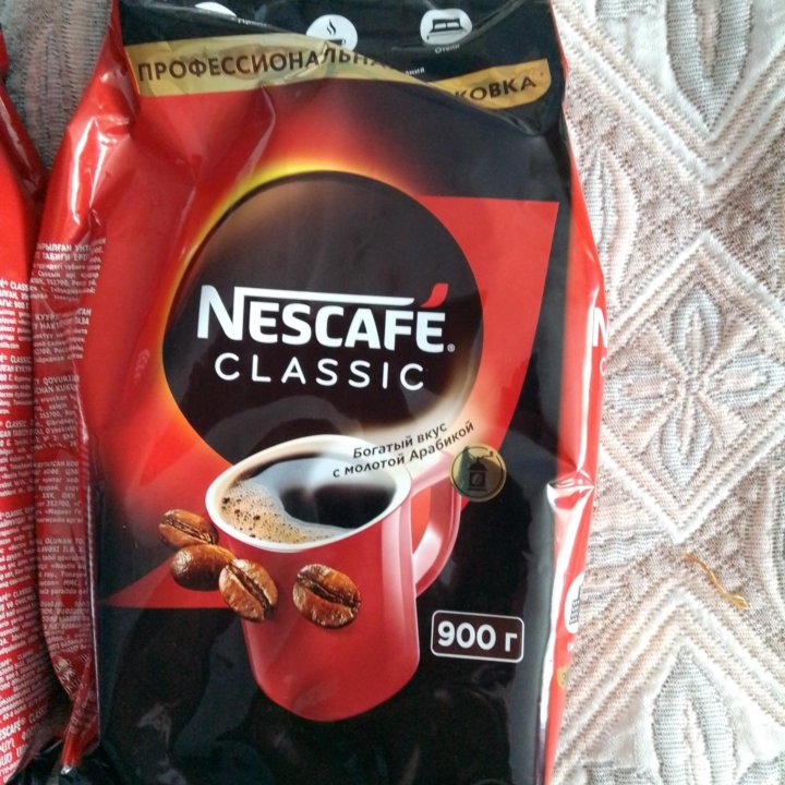 Кофе растворимый nescafe classic 900 г